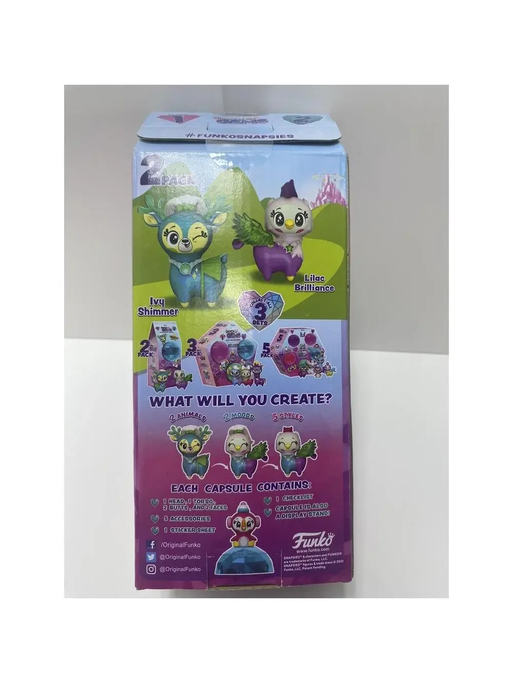 Series 1 Snapsies Gems Vinyl Figures Funko Toys Brand New, 2 Pack